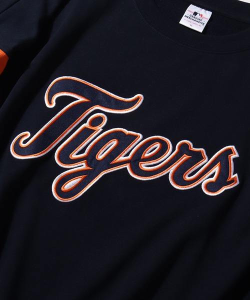 MLB(メジャーリーグベースボール)の「【MLB/メジャーリーグベースボール】袖ライン プルオーバーロゴスウェット(スウェット・メンズ・ホワイト/ネイビー/グリーン/アッシュグレー/ブラック・M/L/LL)」の15枚目の写真