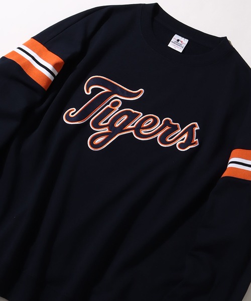 MLB(メジャーリーグベースボール)の「【MLB/メジャーリーグベースボール】袖ライン プルオーバーロゴスウェット(スウェット・メンズ・ホワイト/ネイビー/グリーン/アッシュグレー/ブラック・M/L/LL)」の14枚目の写真
