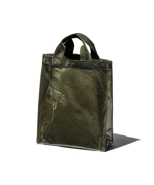 PUEBCO（プエブコ）の「COVERED PARACHUTE DOCUMENT BAG（トートバッグ・メンズ・オレンジ/オリーブ/ホワイト・ONE SIZE）」の8枚目の写真