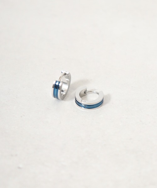 Diliraba（ディリラバ）の「Diliraba 2点セット ポスト316 アレルギー対応 ステンレス 大フープ ピアス（ピアス（両耳用）・メンズ・X/Q/O/J/H/A/W/V/U/T/S/F/E/D/C/R/P/I/G/B/N/M/L/K/その他4/その他1/その他2/その他3/その他5・FREE）」の2枚目の写真