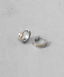 Diliraba 2点セット ポスト316 アレルギー対応 ステンレス 大フープ ピアス