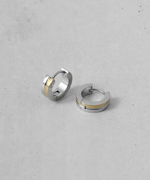 Diliraba（ディリラバ）の「Diliraba 2点セット ポスト316 アレルギー対応 ステンレス 大フープ ピアス（ピアス（両耳用）・メンズ・X/Q/O/J/H/A/W/V/U/T/S/F/E/D/C/R/P/I/G/B/N/M/L/K/その他4/その他1/その他2/その他3/その他5・FREE）」の7枚目の写真