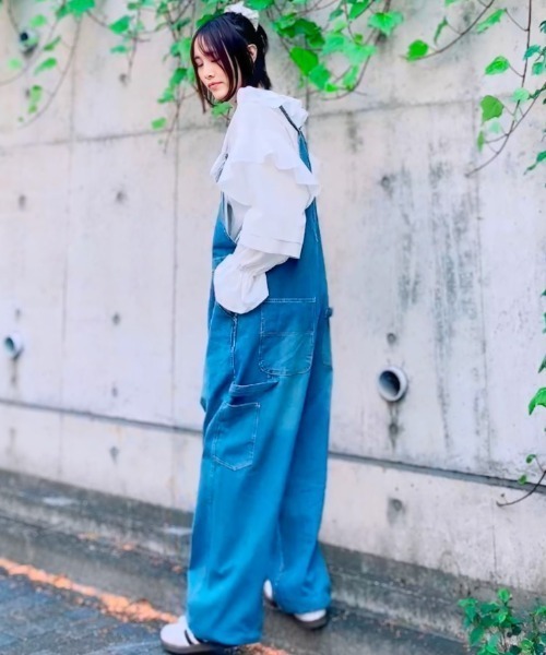 セール】デニム オーバーオール（サロペット/オーバーオール）｜8