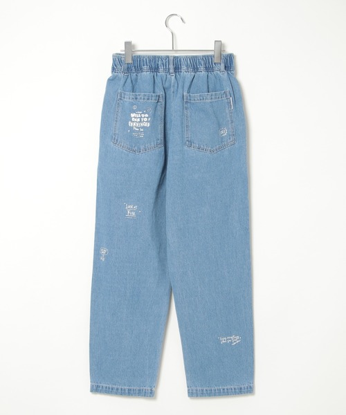 ラクガキプリント デニムパンツ /セットアップ可能