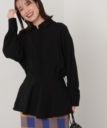 N.（N. Natural Beauty Basic） | ◆ペプラム付きシャツ(シャツ/ブラウス)