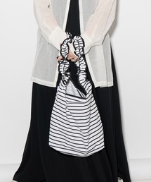 MILLER | 【 Robert P. Miller / ロバート・ピー・ミラー 】 パッカブル仕様 フリル ショルダーバッグ  DRE 4S8-PRP100(トートバッグ)