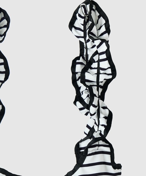 MILLER(ミラー)の「【 Robert P. Miller / ロバート・ピー・ミラー 】 パッカブル仕様 フリル ショルダーバッグ DRE 4S8-PRP100(トートバッグ・レディース・ブラック/ブラウン・FREE)」の11枚目の写真