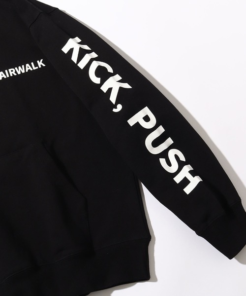 AIRWALK（エアウォーク）の「【AIRWALK/エアウォーク】裏毛 アートワークデザイン  プルオーバーパーカー（パーカー・メンズ・スモークピンク/ブラック/ライム/オートミール・M/L/LL）」の16枚目の写真