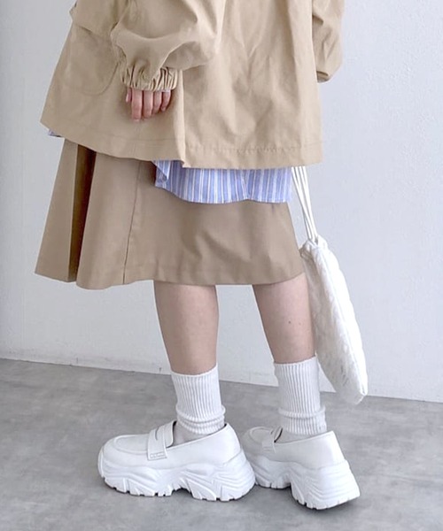 w closet（ダブルクローゼット）の「スニーカーローファー（ローファー・レディース・オフホワイト/ブラック・M/L）」の18枚目の写真