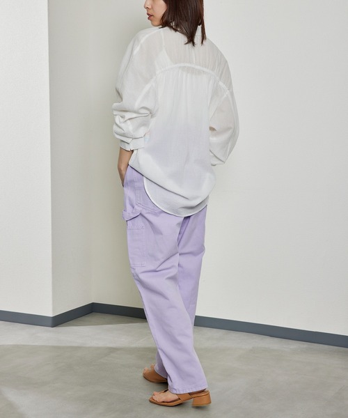 SMITH'S(スミス)の「【SMITH'S】LES HALLES コットンイージーワークペインターパンツ (Unisex) 4175-5031(チノパンツ・メンズ・ベージュ/パープル/ホワイト/ブラック/チャコールグレー・S/M/L/XL)」の16枚目の写真