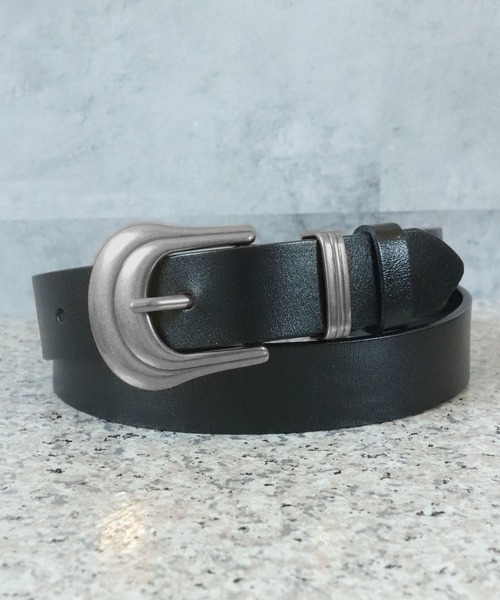 florist（フローリスト）の「【牛革】アンティークバックルレザーベルト（ベルト・レディース・ブラウン系2/ブラウン系1/ブラック系2/ブラック系1・L/M）」の2枚目の写真