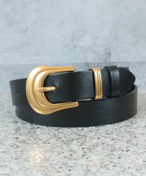 florist（フローリスト）の「【牛革】アンティークバックルレザーベルト（ベルト・レディース・ブラウン系2/ブラウン系1/ブラック系2/ブラック系1・L/M）」の9枚目の写真