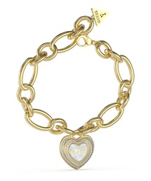 Guess | AMAMI Mop And Crystals Heart アクセサリー ブレスレット(ブレスレット)