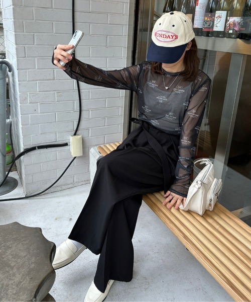 ロゴシアーカットソー RODEO CROWNS WIDE BOWL | シアーロゴパターントップス (Tシャツ