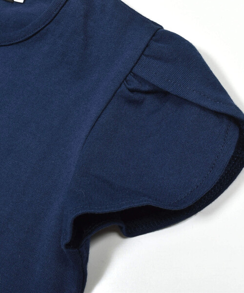 BeBe(ベベ)の「グリッターロゴリボン天竺Tシャツ(90~150cm)(Tシャツ/カットソー・キッズ・ホワイト/ネイビー・130cm/140cm/120cm/150cm/110cm/100cm/90cm)」の19枚目の写真
