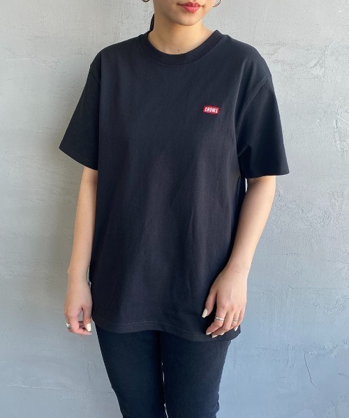 CHUMS（チャムス）の「[CHUMS/チャムス] BOOBY バックプリント ショートスリーブTシャツ（Tシャツ/カットソー・レディース・ブラック/グレイッシュベージュ/ブルーグリーン/ホワイト×ネイビー/ネイビー/ホワイト・M/L/XL/XXL）」の18枚目の写真