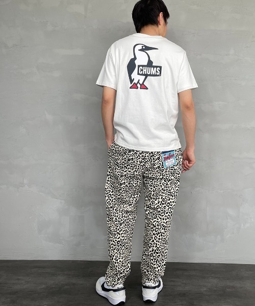 CHUMS（チャムス）の「[CHUMS/チャムス] BOOBY バックプリント ショートスリーブTシャツ（Tシャツ/カットソー・レディース・ブラック/グレイッシュベージュ/ブルーグリーン/ホワイト×ネイビー/ネイビー/ホワイト・M/L/XL/XXL）」の12枚目の写真