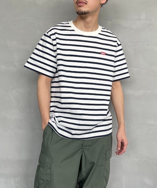 CHUMS（チャムス）の「[CHUMS/チャムス] BOOBY バックプリント ショートスリーブTシャツ（Tシャツ/カットソー・レディース・ブラック/グレイッシュベージュ/ブルーグリーン/ホワイト×ネイビー/ネイビー/ホワイト・M/L/XL/XXL）」の13枚目の写真