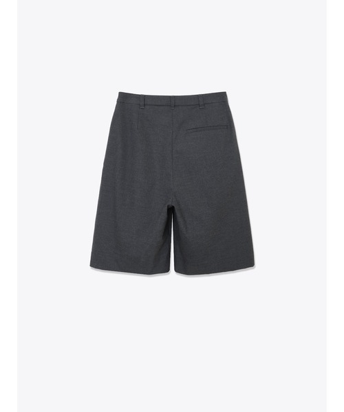 ENCIRCLE(エンサークル)の「【ENCIRCLE/エンサークル】One tuck shorts/ワンタックシショート(パンツ)(その他パンツ・レディース・チャコールグレー・1/2)」の6枚目の写真