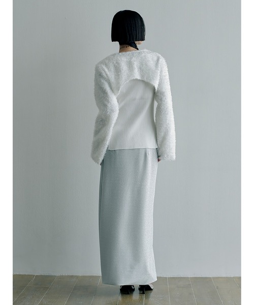 SORIN（ソリン　）の「Sheer & Rib Mix Top（ニット/セーター・レディース・ホワイト/ブラック/オリーブ・38）」の19枚目の写真