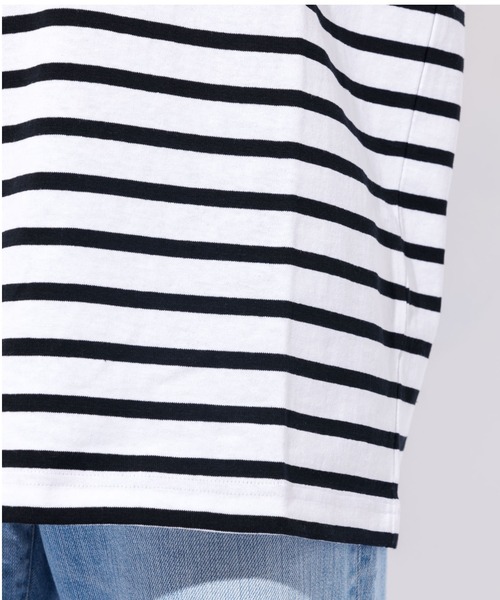 LEMINOR（ルミノール）の「【Leminor/ルミノア】ボーダーロングスリーブTEE（Tシャツ/カットソー・レディース・ネイビー/ブラック・フリー）」の15枚目の写真