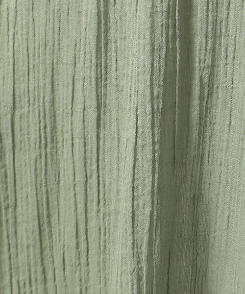 SHOO・LA・RUE（シューラルー）の「◆【洗える/7分袖】ふんわり さらさら コットンシフォンシャツワンピース（ワンピース・レディース・カーキ/ネイビー/ピンク系/ライトベージュ/ブルー・04/02/03）」の19枚目の写真