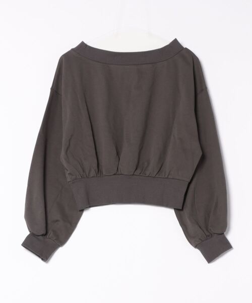 nemne store(ネンネストア)の「【低身長サイズあり】ワンポイント刺繍マルチオフショルスウェット(スウェット・レディース・オートミール/スミクロ・MEDIUM/SMALL)」の21枚目の写真