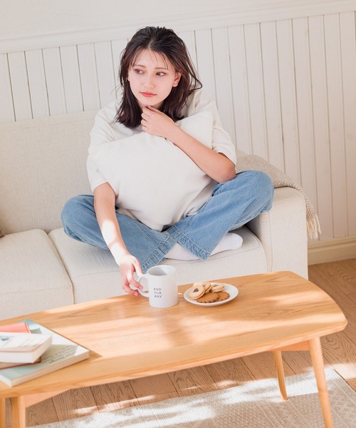 GLOBAL WORK（グローバルワーク）の「アカヌケグラフィックT半袖/AND YUA ANY/106440（Tシャツ/カットソー・キッズ・ピンク/キナリ/ホワイト系5/ブルー/イエロー/ホワイト系6/ホワイト系1/ホワイト系7/ブラック/グリーン・150cm/170cm/160cm）」の22枚目の写真