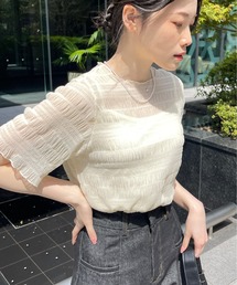 Meli rich | キャミ付き半袖トップス(Tシャツ/カットソー)