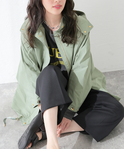 WOOLRICH（ウールリッチ）の「【WOOLRICH / ウールリッチ】ANORAK：フードブルゾン（ブルゾン・レディース・アイボリー/ブラック/ネイビー/カーキ・SMALL）」の3枚目の写真