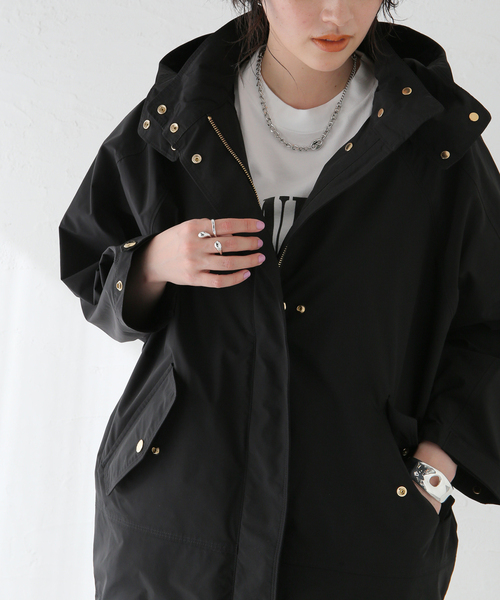WOOLRICH（ウールリッチ）の「【WOOLRICH / ウールリッチ】ANORAK：フードブルゾン（ブルゾン・レディース・アイボリー/ブラック/ネイビー/カーキ・SMALL）」の2枚目の写真
