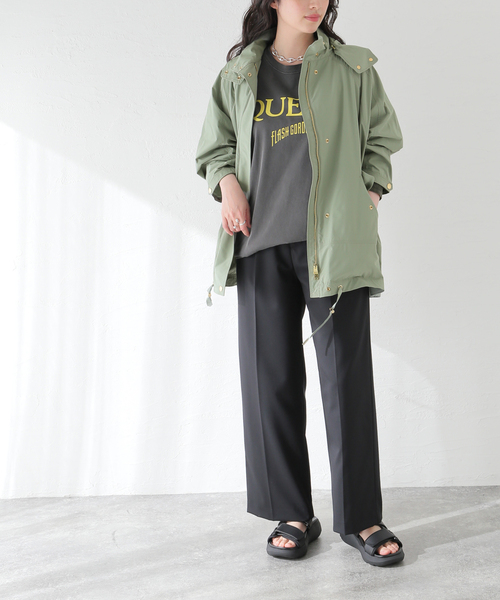 WOOLRICH（ウールリッチ）の「【WOOLRICH / ウールリッチ】ANORAK：フードブルゾン（ブルゾン・レディース・アイボリー/ブラック/ネイビー/カーキ・SMALL）」の11枚目の写真