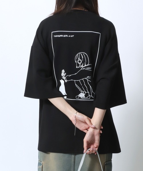 tシャツ 「TGNS」Arc slogan print Tee レディース メンズ TGNS tシャツ 「TGNS」Arc slogan print Tee レディース メンズ