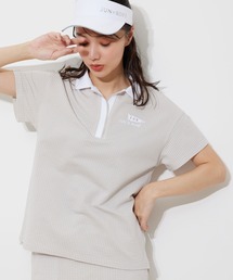 JUN&ROPE' | シアサッカースキッパーポロシャツ(Tシャツ/カットソー)