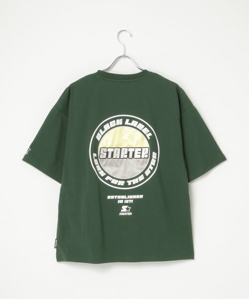 STARTER BLACK LABEL(スターターブラックレーベル)の「STARTER BLACK LABEL スターターブラックレーベル バックワッペンロゴTシャツ(Tシャツ/カットソー・メンズ・ホワイト/ブラック/オフホワイト/ダークグリーン・M/L/LL)」の19枚目の写真