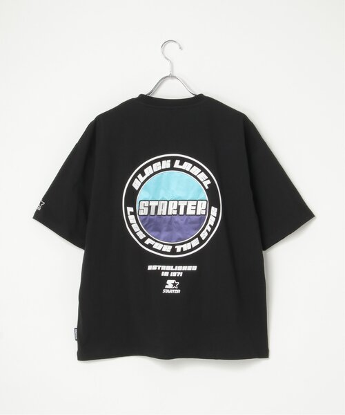 STARTER BLACK LABEL(スターターブラックレーベル)の「STARTER BLACK LABEL スターターブラックレーベル バックワッペンロゴTシャツ(Tシャツ/カットソー・メンズ・ホワイト/ブラック/オフホワイト/ダークグリーン・M/L/LL)」の17枚目の写真