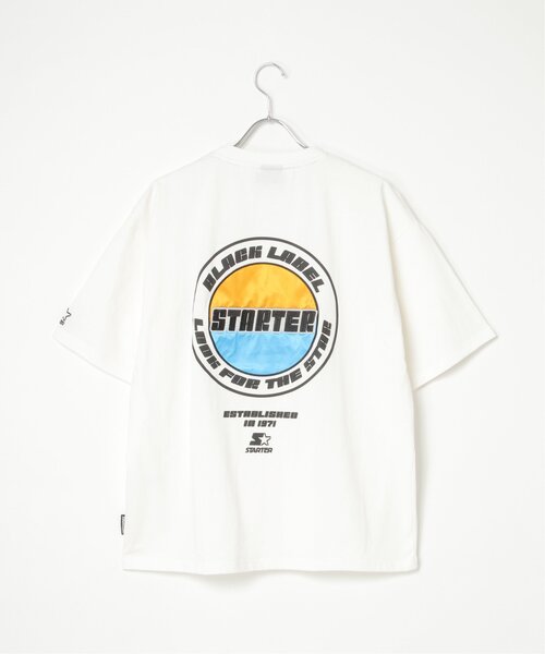 STARTER BLACK LABEL(スターターブラックレーベル)の「STARTER BLACK LABEL スターターブラックレーベル バックワッペンロゴTシャツ(Tシャツ/カットソー・メンズ・ホワイト/ブラック/オフホワイト/ダークグリーン・M/L/LL)」の16枚目の写真