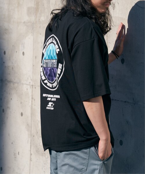 STARTER BLACK LABEL(スターターブラックレーベル)の「STARTER BLACK LABEL スターターブラックレーベル バックワッペンロゴTシャツ(Tシャツ/カットソー・メンズ・ホワイト/ブラック/オフホワイト/ダークグリーン・M/L/LL)」の15枚目の写真
