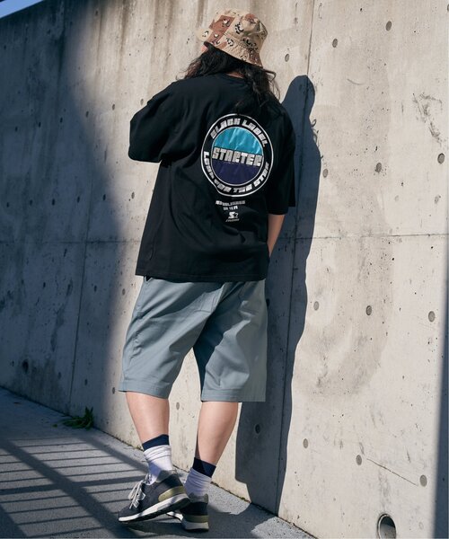 STARTER BLACK LABEL(スターターブラックレーベル)の「STARTER BLACK LABEL スターターブラックレーベル バックワッペンロゴTシャツ(Tシャツ/カットソー・メンズ・ホワイト/ブラック/オフホワイト/ダークグリーン・M/L/LL)」の14枚目の写真