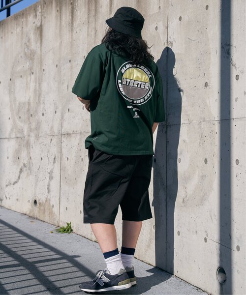 STARTER BLACK LABEL(スターターブラックレーベル)の「STARTER BLACK LABEL スターターブラックレーベル バックワッペンロゴTシャツ(Tシャツ/カットソー・メンズ・ホワイト/ブラック/オフホワイト/ダークグリーン・M/L/LL)」の10枚目の写真