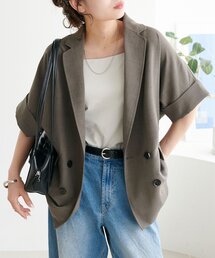 DISCOAT（ディスコート）の「【新色追加／さらっとした着心地】テックリネン半袖シャツジャケット《WEB限定》（シャツ/ブラウス）」