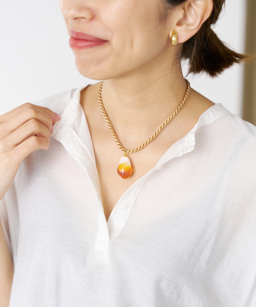 IENA(イエナ)の「【SANDRALEXANDRA/サンドラアレキサンドラ】GLASS CORD NL ネックレス(ネックレス・レディース・ベージュ・FREE)」の1枚目の写真