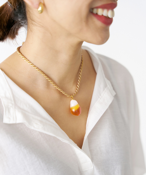 IENA(イエナ)の「【SANDRALEXANDRA/サンドラアレキサンドラ】GLASS CORD NL ネックレス(ネックレス・レディース・ベージュ・FREE)」の9枚目の写真