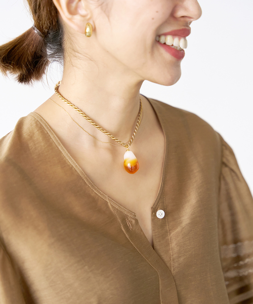 IENA(イエナ)の「【SANDRALEXANDRA/サンドラアレキサンドラ】GLASS CORD NL ネックレス(ネックレス・レディース・ベージュ・FREE)」の6枚目の写真