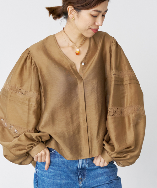 IENA(イエナ)の「【SANDRALEXANDRA/サンドラアレキサンドラ】GLASS CORD NL ネックレス(ネックレス・レディース・ベージュ・FREE)」の5枚目の写真