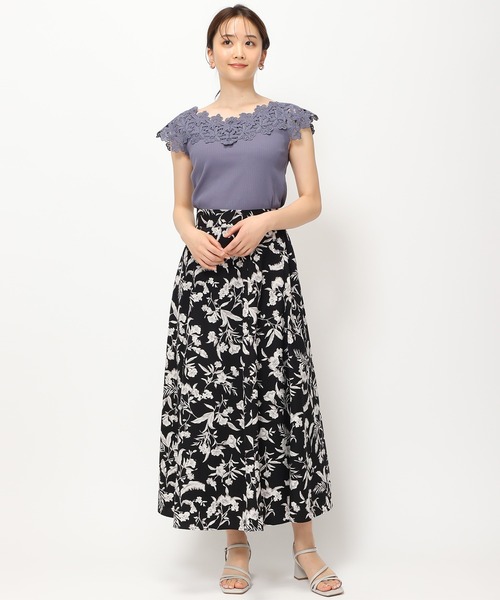 MISCH MASCH(ミッシュマッシュ)の「■2024春夏新作■ショルダーレースリブカット/MM428201(Tシャツ/カットソー・レディース・ピンク/ブルー/ホワイト/ブラック・フリ-)」の22枚目の写真