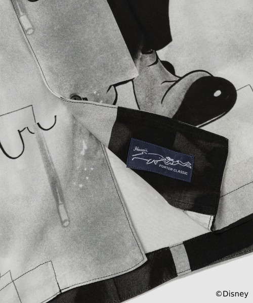 PORTER CLASSIC(ポータークラシック)の「DISNEY V/P PC ALOHA COLLECTION(シャツ/ブラウス・メンズ・ブラック・XS/L/M)」の6枚目の写真