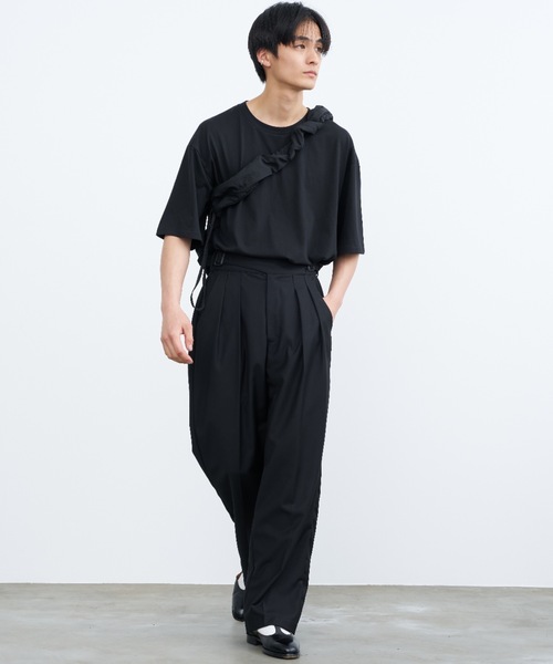 SINSS（シンス）の「Dry touch loose t-shirt / ドライタッチルーズTシャツ（Tシャツ/カットソー・メンズ・ホワイト/ブラック/ネイビー・SMALL/MEDIUM/LARGE）」の4枚目の写真