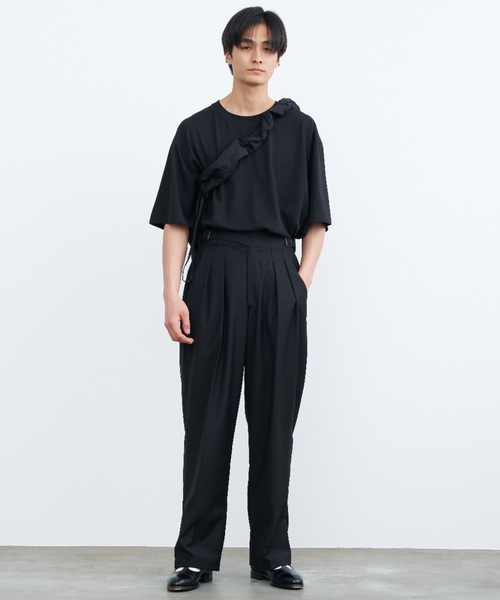 SINSS（シンス）の「Dry touch loose t-shirt / ドライタッチルーズTシャツ（Tシャツ/カットソー・メンズ・ホワイト/ブラック/ネイビー・SMALL/MEDIUM/LARGE）」の5枚目の写真