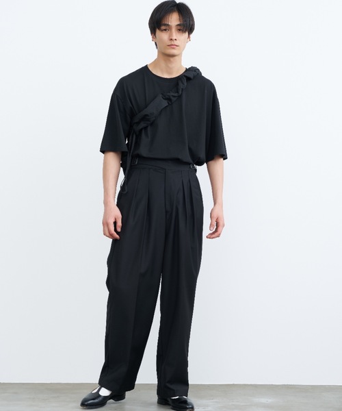 SINSS（シンス）の「Dry touch loose t-shirt / ドライタッチルーズTシャツ（Tシャツ/カットソー・メンズ・ホワイト/ブラック/ネイビー・SMALL/MEDIUM/LARGE）」の6枚目の写真